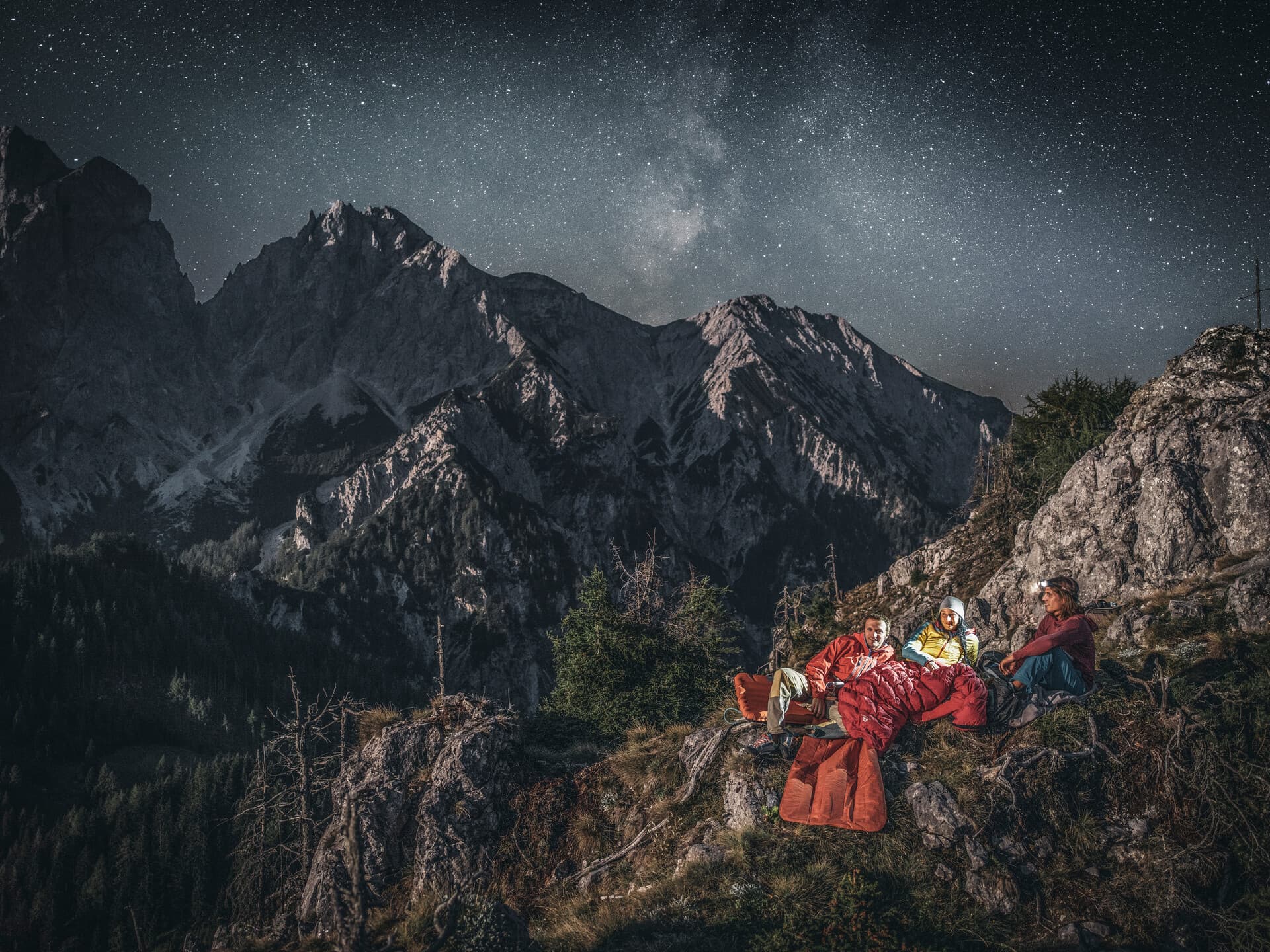 Die besten Plätze zum Sternderlschauen: Der Tourismusverband hat die Top 9 in der Erlebnisregion Gesäuse definiert.