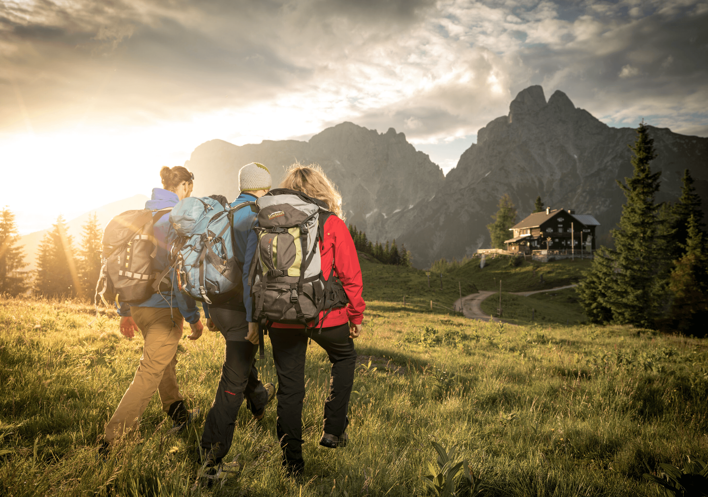 Luchs Trail: Die Mödlingerhütte ist neues Etappenziel im Gesäuse.